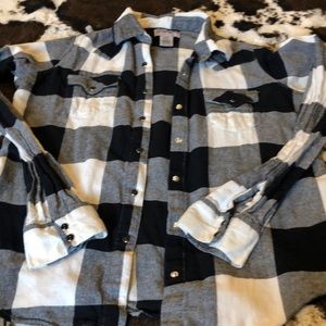 Wrangler buffalo plaid shirt